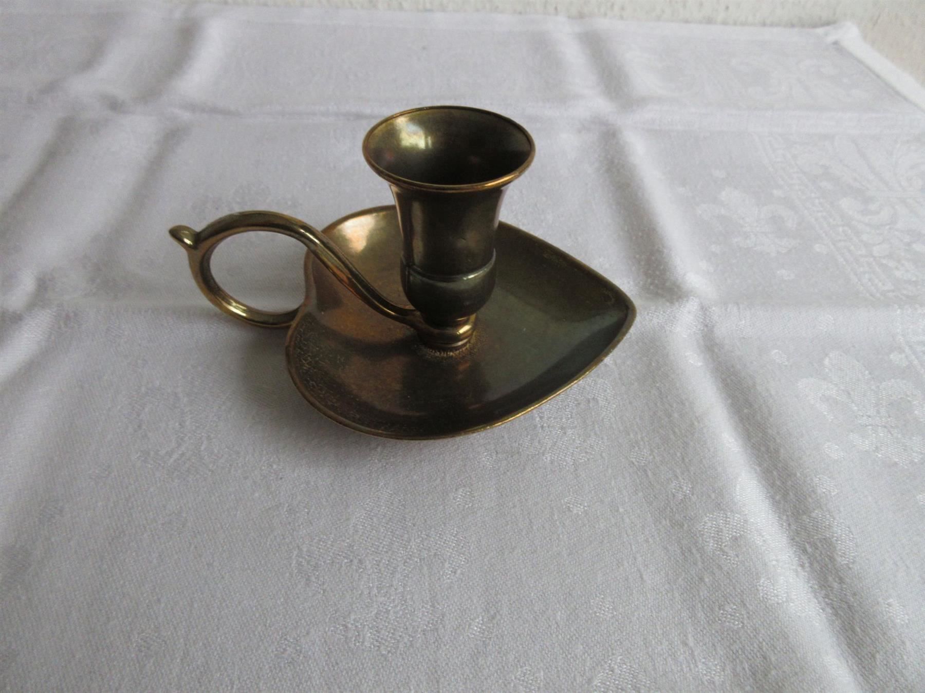 Portacandele: Bronze Kerzenhalter, Herzform – Usato da Binningen venduto da tempipassati 2