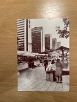 Vintage Ansichtskarte Stockholm Hötorget 1980er Jahre Raritä