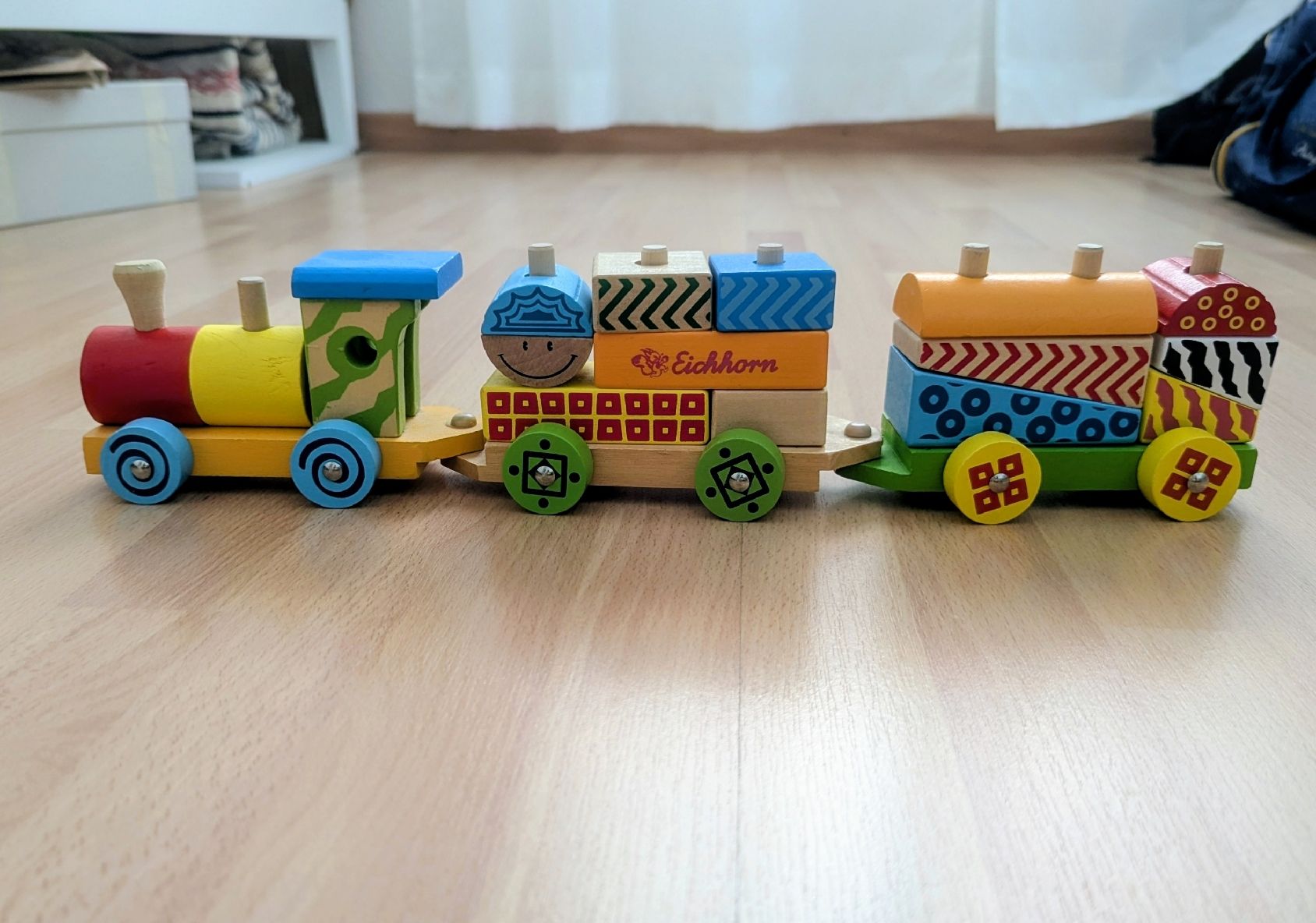 Eichhorn Spielzeuge: Petit train à bois avec pieces – Neu (gemäss Beschreibung) aus Lausanne von sar_q7d5