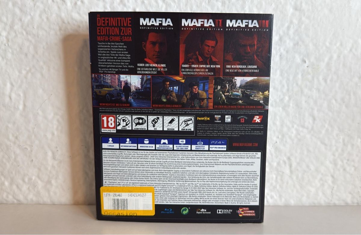 Sony Giochi: Mafia Trilogy PS4/PS5 Game - Great Condition! – Usato da Ehrendingen venduto da bubulence 2