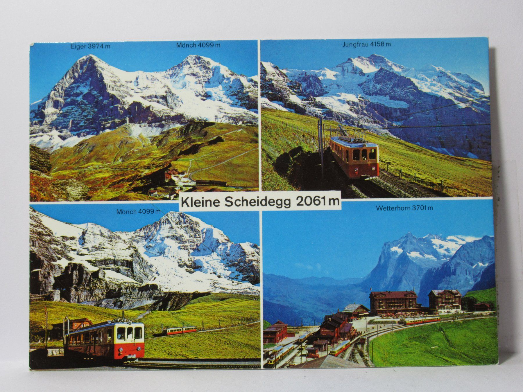 Ansichtskarten: Kleine Scheidegg ,  Jungfraubahn , Hotel – Gebraucht aus Grenchen von Bluemchen1900 1