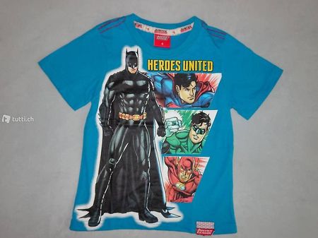 T-shirt Gr.104 /ca. 3-4 Jährig Justice League aus USA