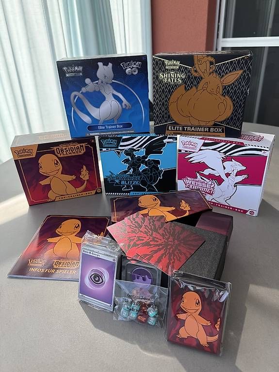 Pokémon Carte collezionabili: 5 Pokémon Elite Trainer Boxes im Paket – Usato da Gams venduto da FairTrade_CH