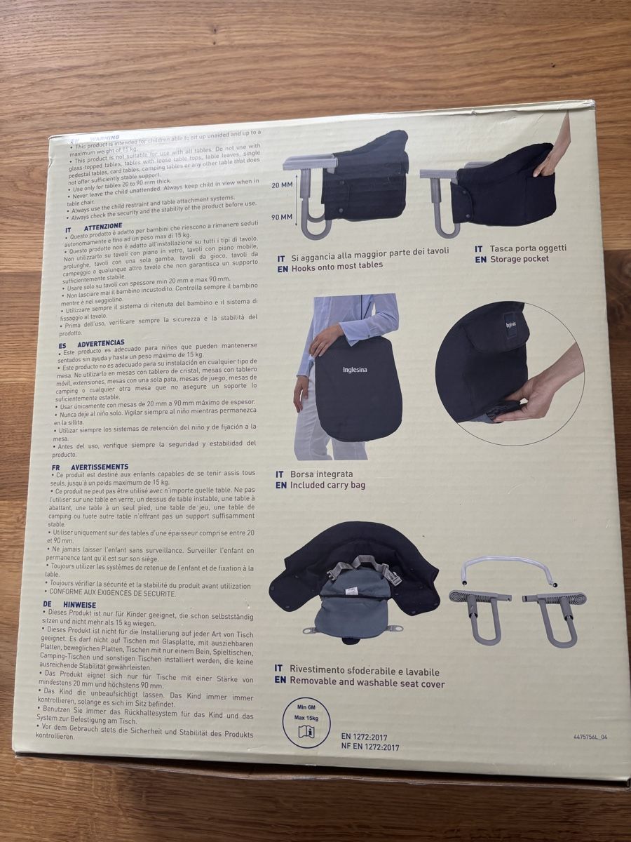 Inglesina Seggioloni: Inglesina Tischsitz incl. Tablett - NEU – Nuovo (secondo la descrizione) da Petit-Lancy venduto da om1981 2