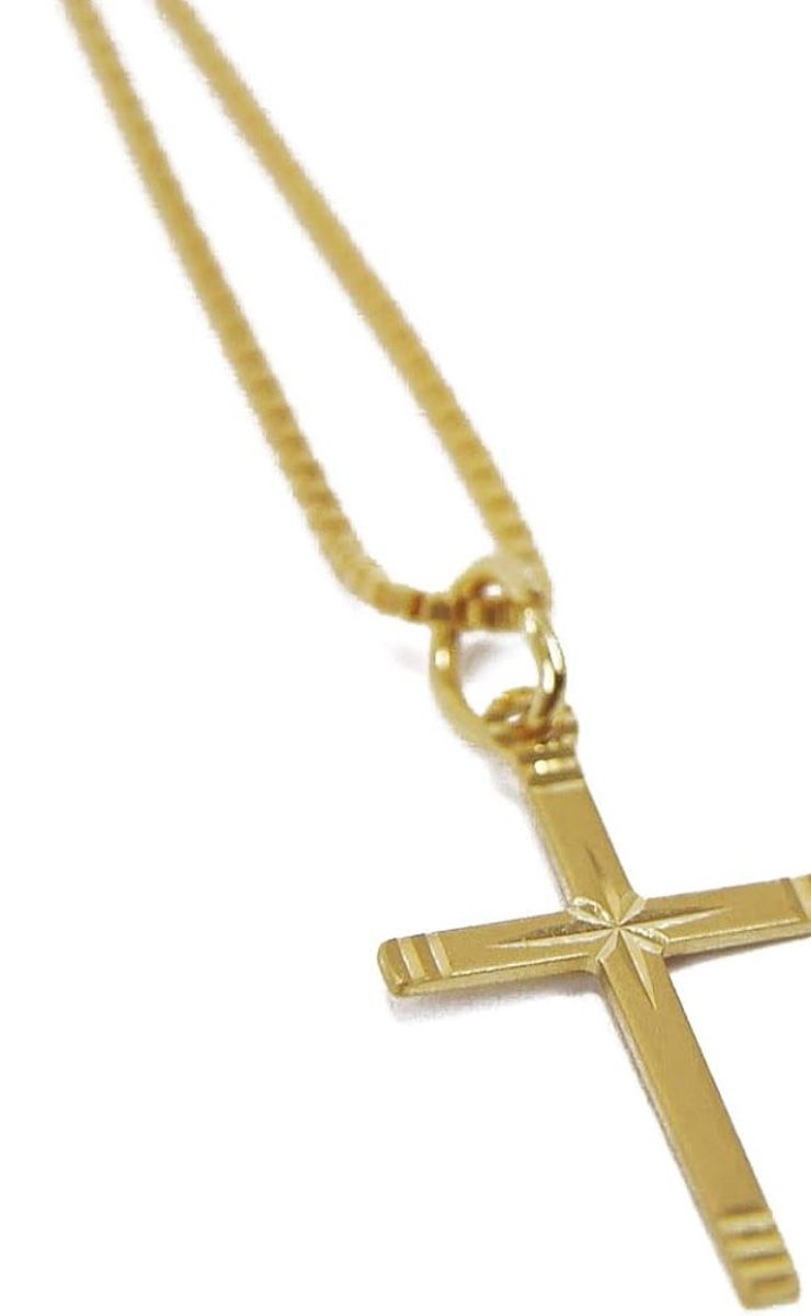 Ciondoli: Kreuz aus echt Gold – Nuovo e nell'imballaggio originale da Hemmental venduto da Zirconwelt