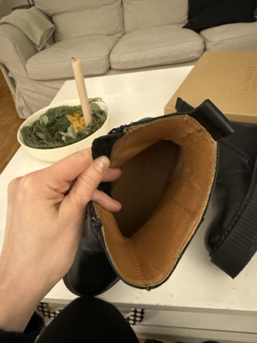 Scarpe da donna: Trendige Herbst-Boots von Ten Points, Gr. 39, Leder – Nuovo (secondo la descrizione) da Winterthur venduto da san_9m2f 6