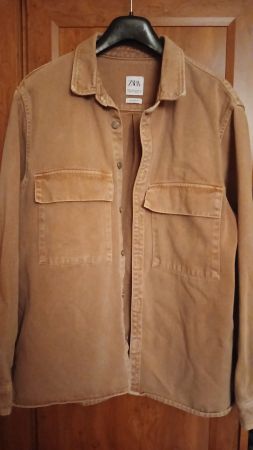 ZARA HERREN JEANS HEMD/JACKE Grösse XL