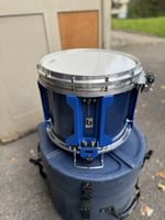 Top Marching Snare Drum AXIAL, blau!