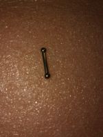 augenbraun piercing,,silber farbe,,glanzig