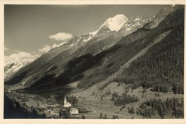 Kippel   VS  im Lötschental   mit Bietschhorn    ca. 1928