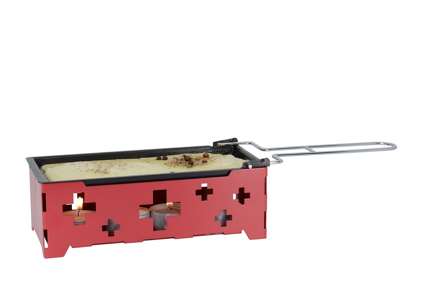 Küchengeräte: Mini Kerzenraclette "Swiss" rot – Neu und originalverpackt aus Wettingen von kochshop 5
