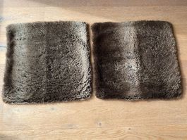 Kissenhüllen, für Zierkissen 40/40, Pfister, braun