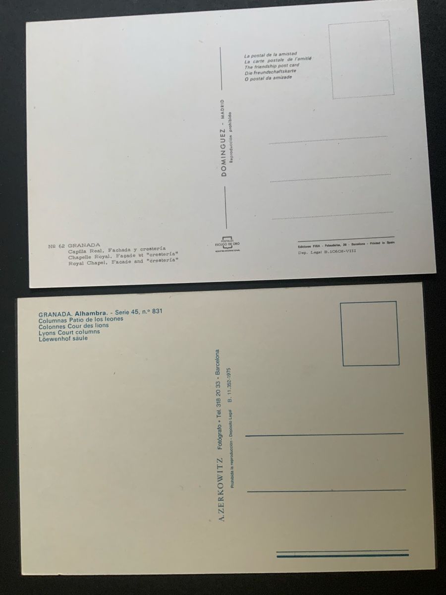 Cartes postales: Spanien Ansichtskarten – Neuf (Voir description) à Binningen par chr_cr5n 1