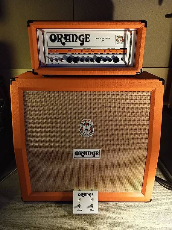 Amplificatori: Orange Rockerverb 100 + PPC412 AD + footswitch – Usato da Lausanne venduto da bcet