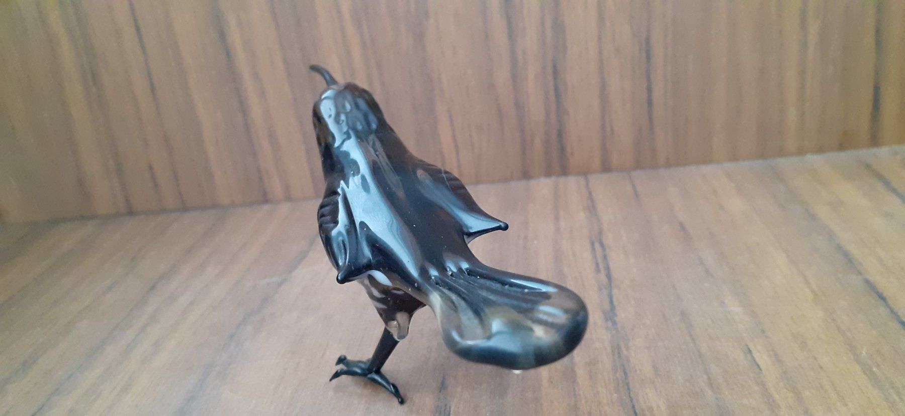 Statuette: Glasfigur antik - Krähe – Usato da Mörschwil venduto da antiksalon 6