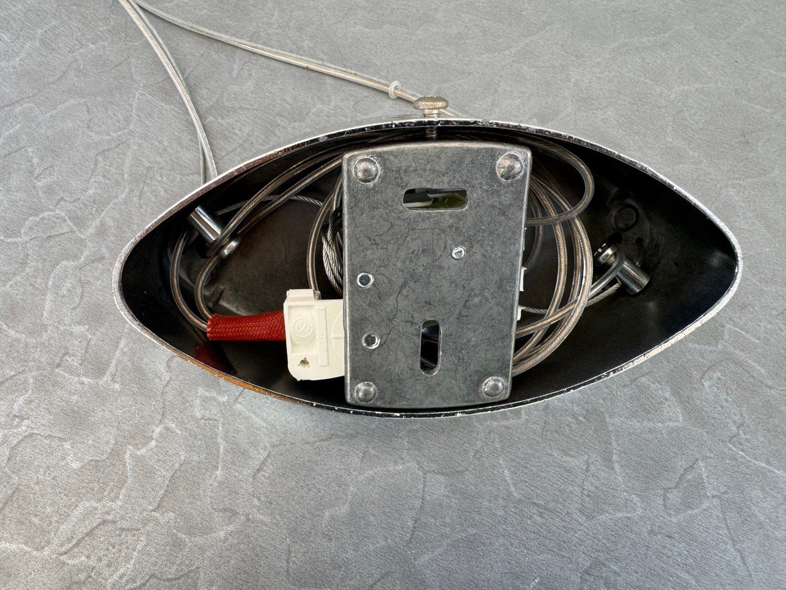 Lampadari & plafoniere: Halogen Hängelampe / Deckenlampe Milchglas – Usato da Kaiseraugst venduto da juchli16 3