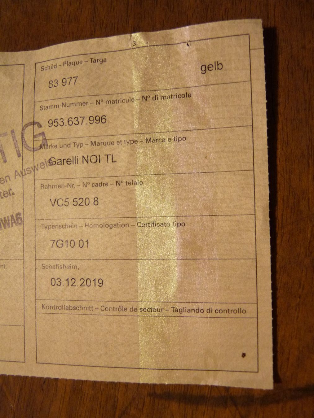 Garelli Cyclomoteurs: Garelli NOI TL 7G1001 – D'occasion à huttwil par Pakora 8