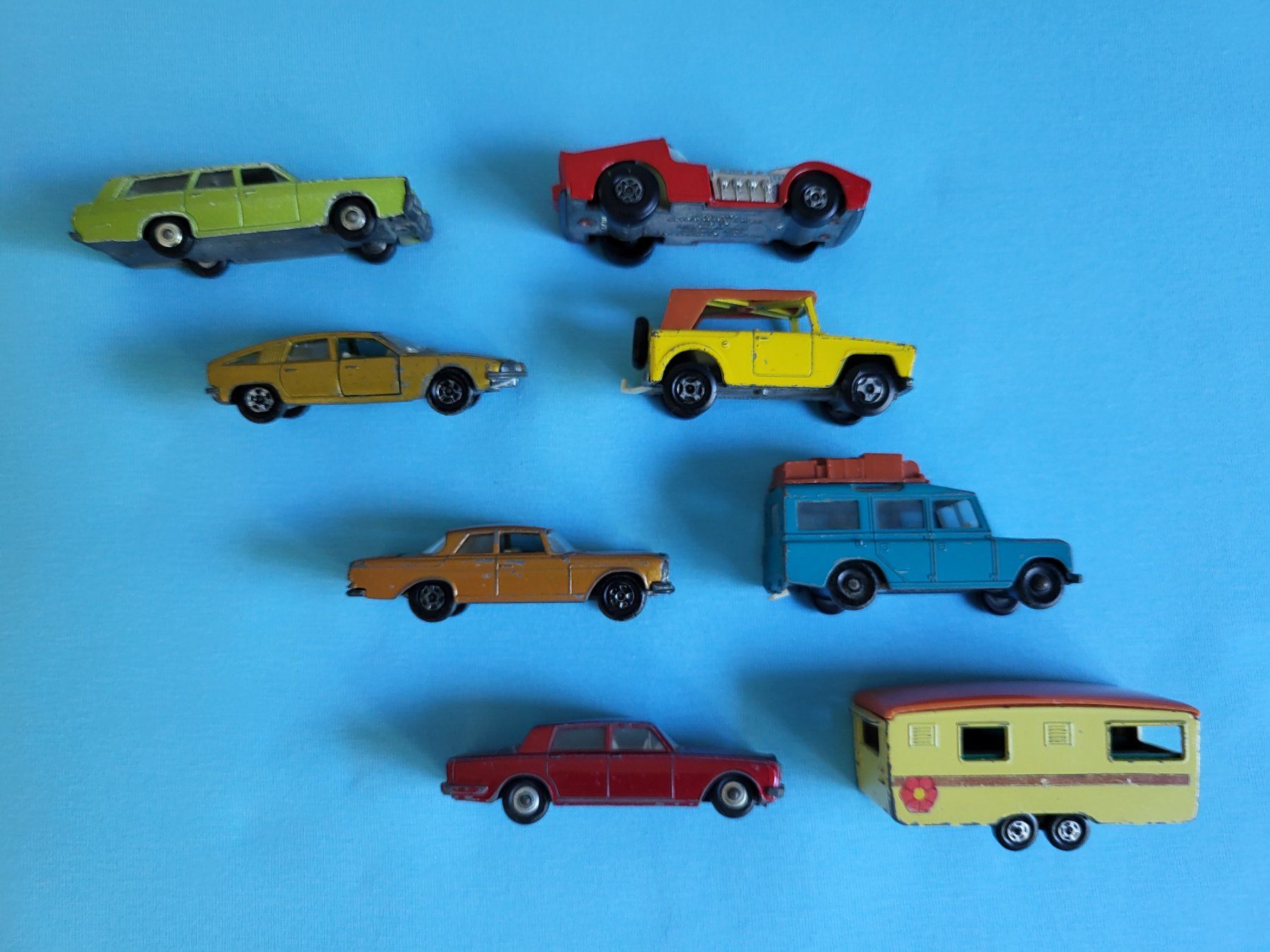 Matchbox Modellini d'auto: 8 x verschiedene Matchbox Autos/Trailer – Usato da Glattbrugg venduto da PhilKrill 2