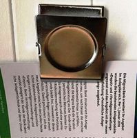 2er Set KLEMMEN mgnetisch Papierhalter