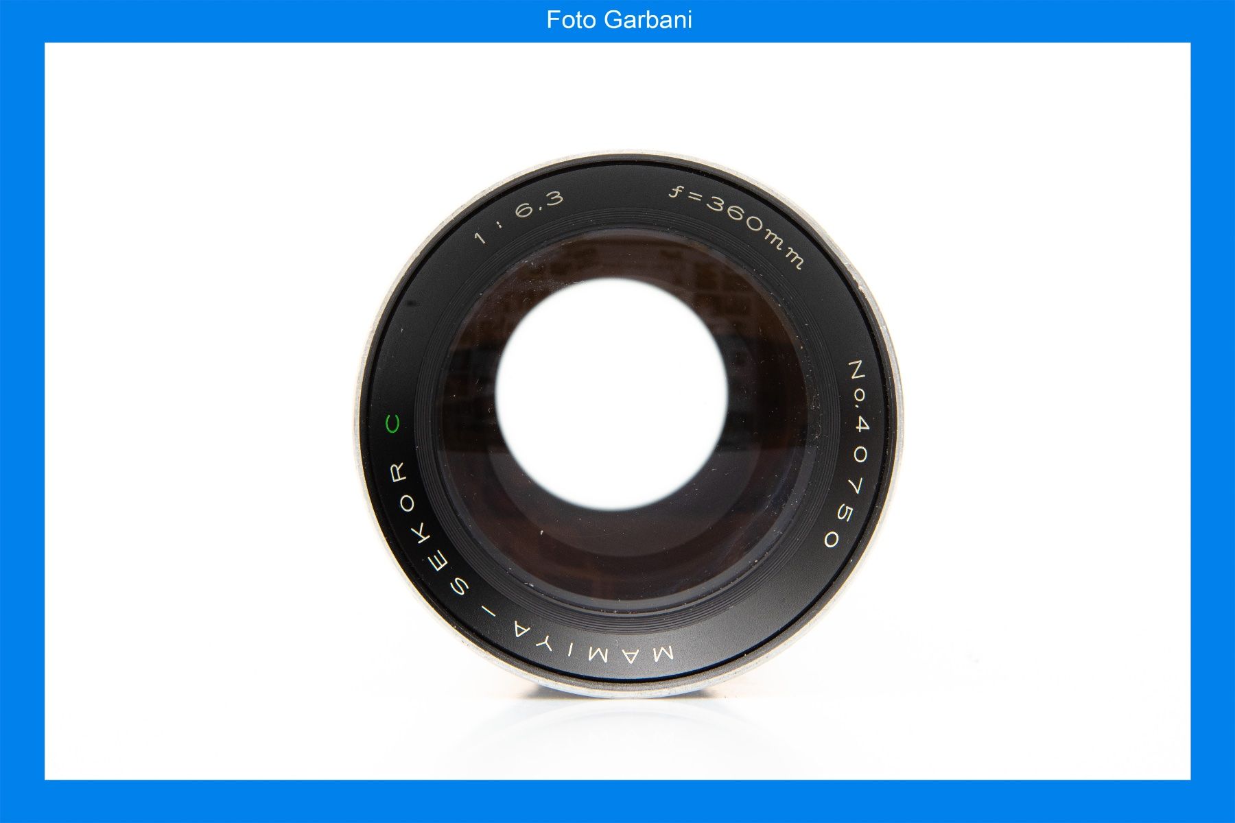 Mamiya Obiettivi: Mamiya-Sekor C 360mm f6.3 – Usato da Muralto venduto da FotoGarbani 3