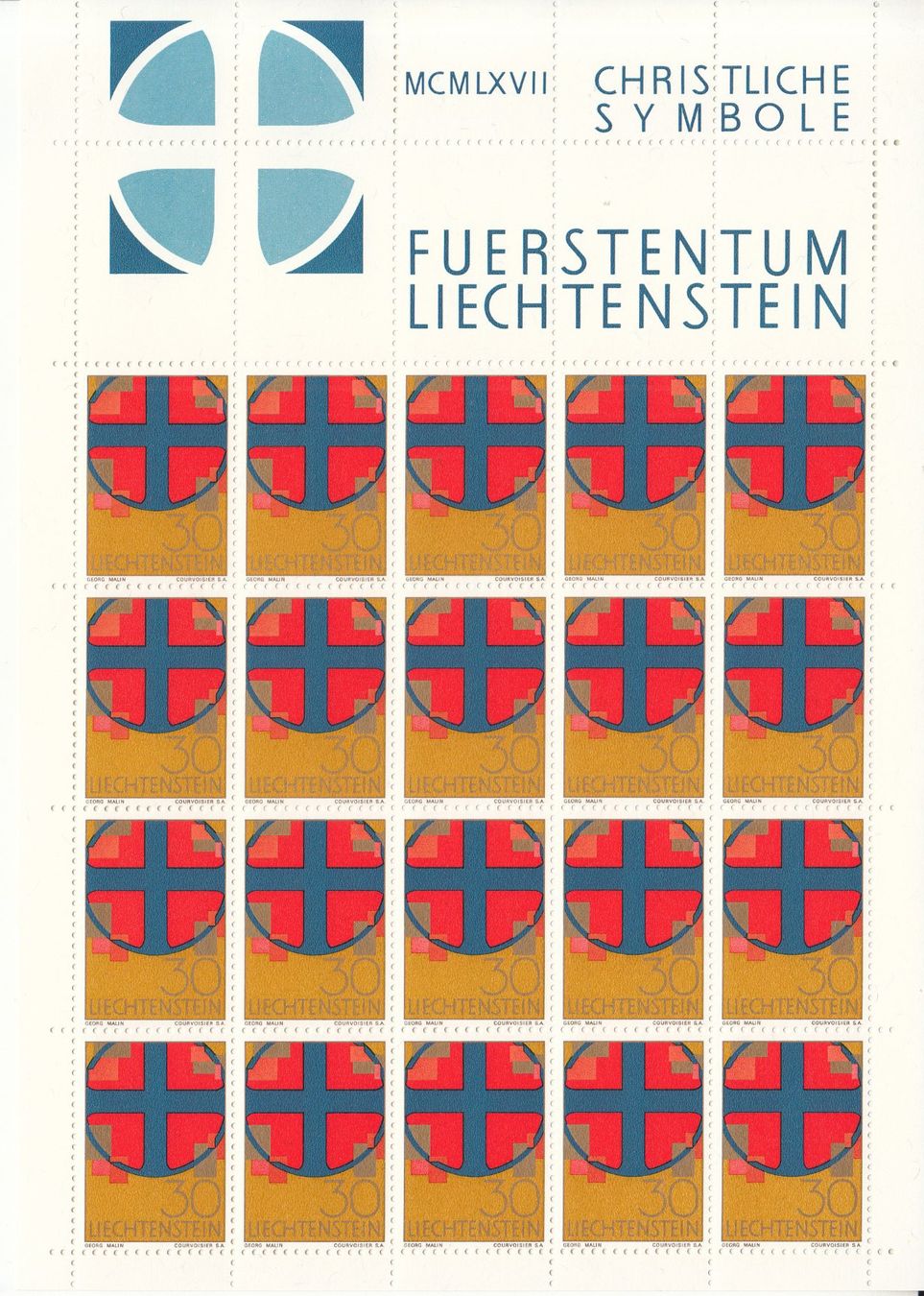 Tutti i francobolli: LBK 416 - 418 Zierbogen postfrisch – Usato da Bürglen TG venduto da StampGraf 2