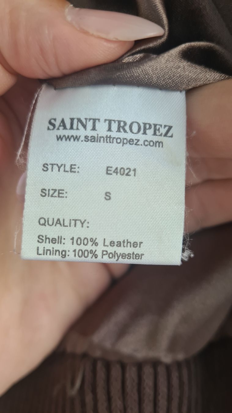 Giacche: Braune Echtlederjacke, Grösse S – Usato da Lohn-Ammannsegg venduto da GuessT 3