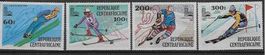 CENTRAFRIQUE 1979 Michel Nr. 632-635 ** Michel valeur: 7.50€