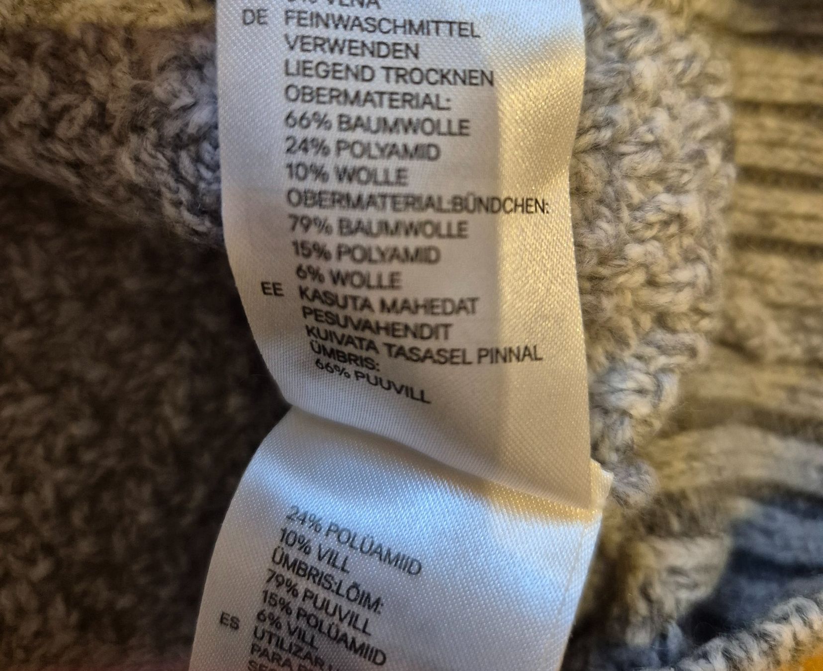 H&M Maglioni & Felpe: Grauer Wollkragenpullover "H&M" (Gr. S) – Usato da Gams venduto da tischi97 4