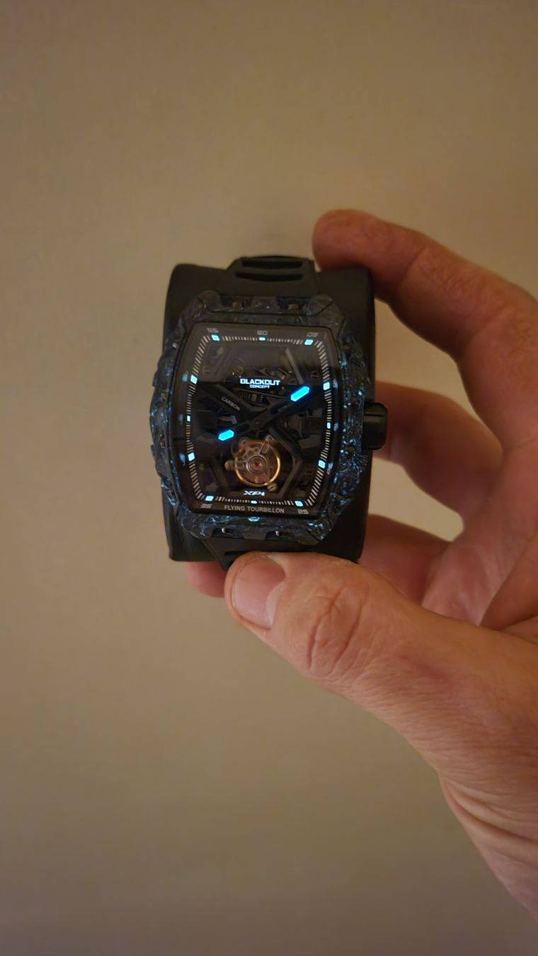 Orologi: Blackout concept XP1 tourbillon Black LT – Usato da Bossonnens venduto da nic.deco