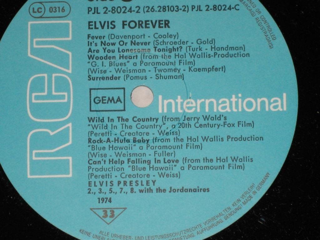 Vinyles: DOPPEL LP - ELVIS - FOREVER – D'occasion à Steckborn par Quo7 4