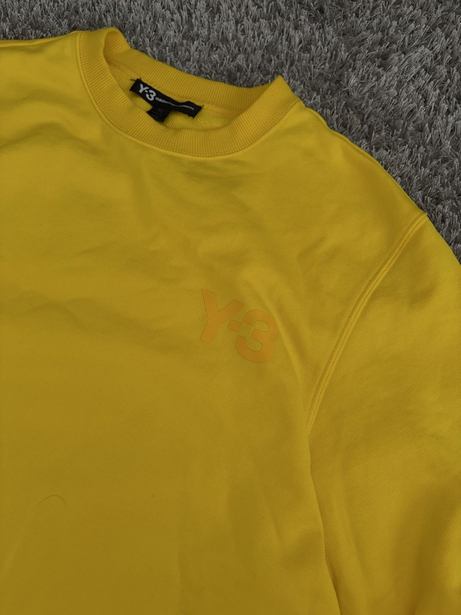 Y-3 Maglioni & Felpe: Y-3 Yellow Cotton Sweatshirt – Nuovo (secondo la descrizione) da Brislach venduto da edu_t6pq 1