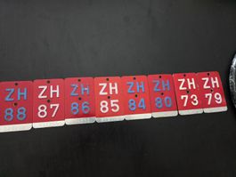 Velo schilder ZH 