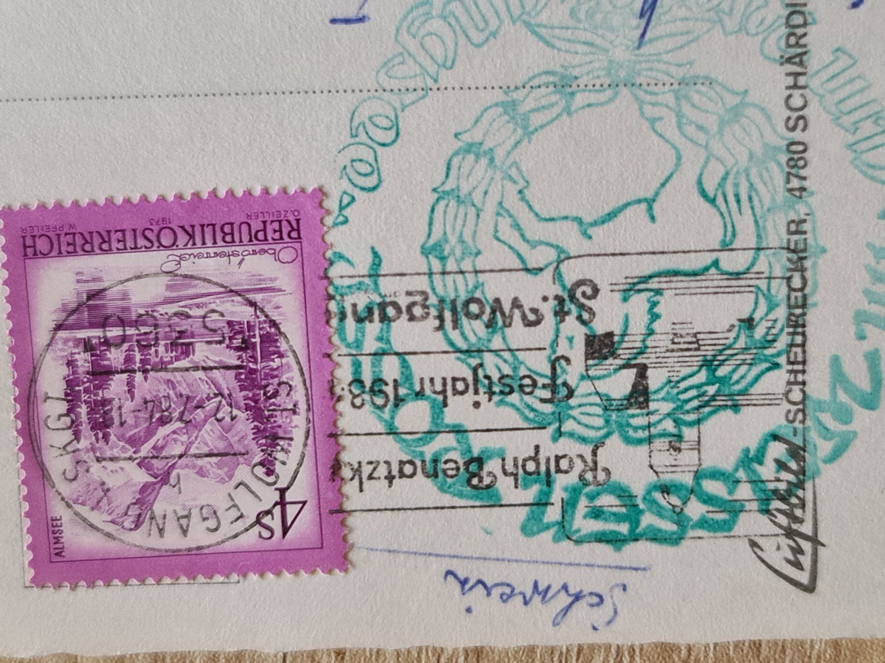Cartoline postali: Ansichtskarte St.Wolfgang Österreich – Usato da Dintikon venduto da Vexi 1