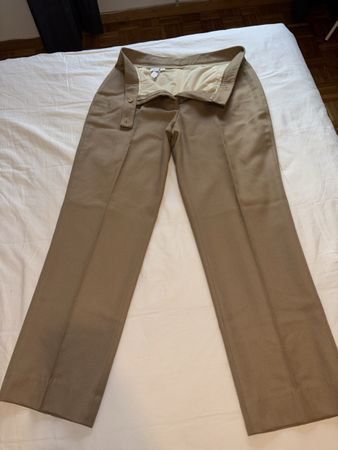 Pantaloni classici beige, taglia 44, come nuovi!
