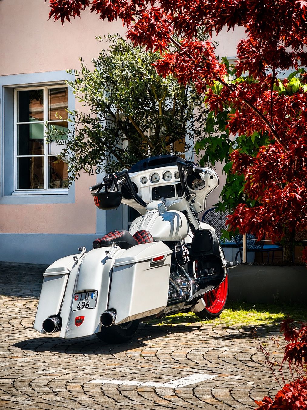 Harley-Davidson Chopper: Motorrad custom weiss neuwertig – Usato da Nebikon venduto da kau_2bfl 1