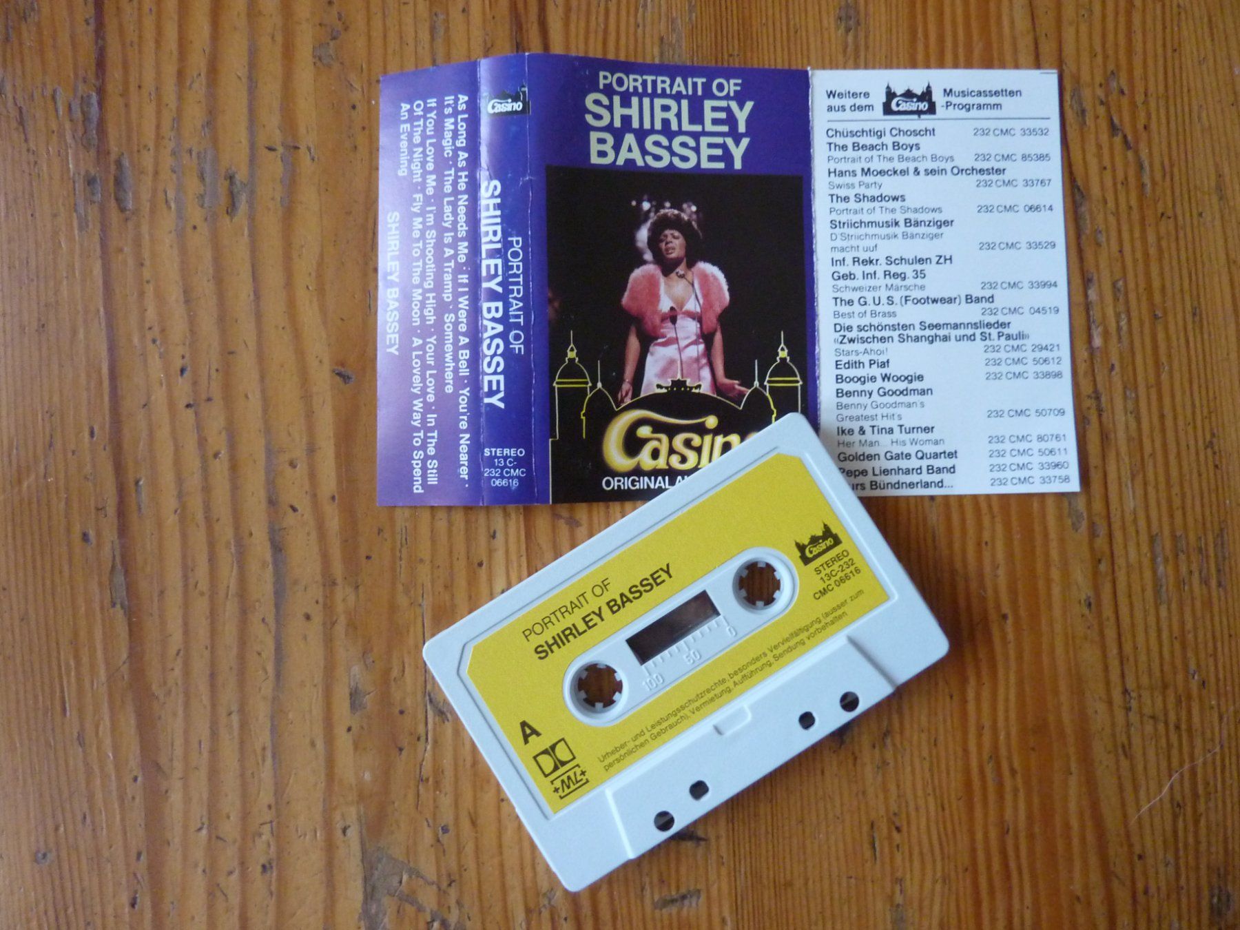 Musicassette: Musikkassette: Shirley Bassey – Usato da Effretikon venduto da Lupari 1