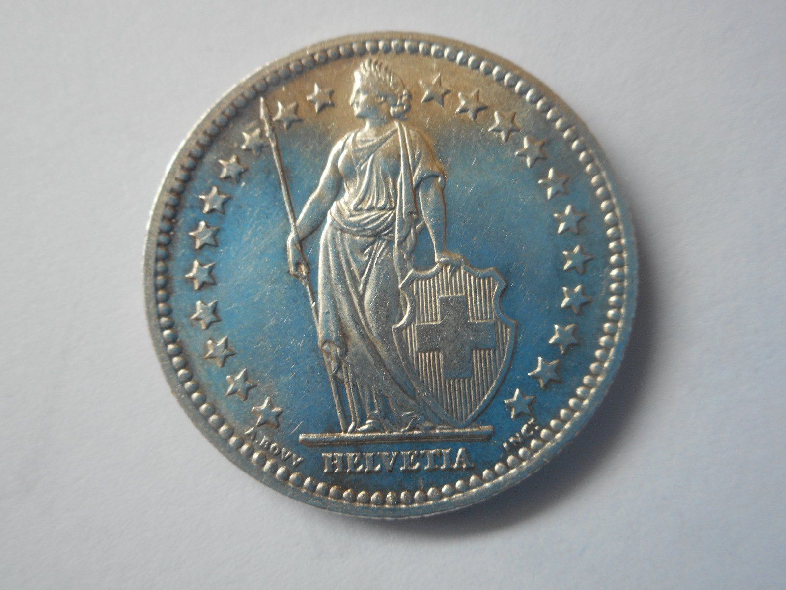 Alle Münzen: 2 Fr. 1953 silber  rar – Gebraucht aus Kriegstetten von pizlad2010 2