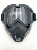 Schutzbrille mit Mundschutz | Motorrad |Ski |Bike
