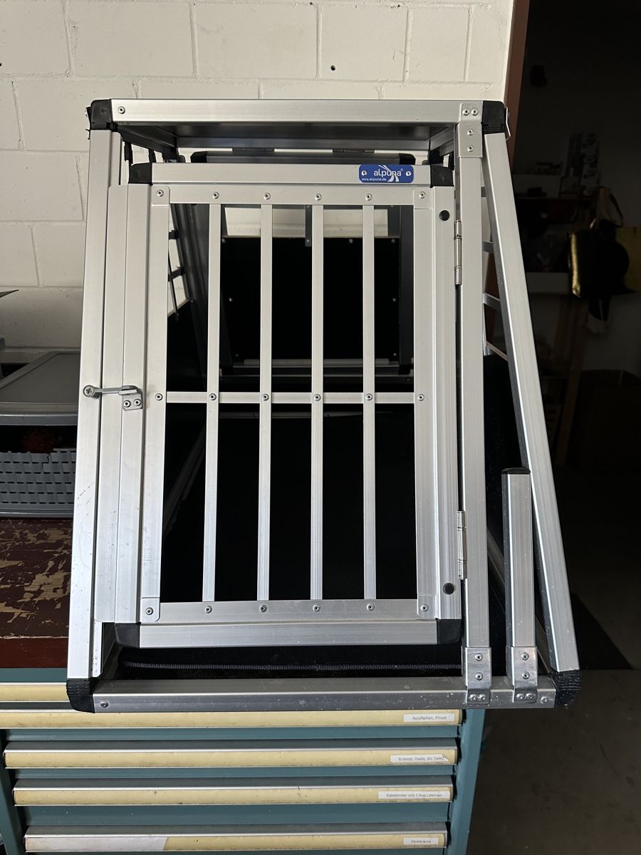 Gabbie, trasporto & Sicurezza: Alpuna Hundebox – Usato da Illighausen venduto da yaravonciney