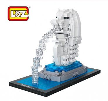 Kit di costruzioni: 1020 Loz Mini - Merlion Park – Nuovo e nell'imballaggio originale da Hochdorf venduto da ruest-online