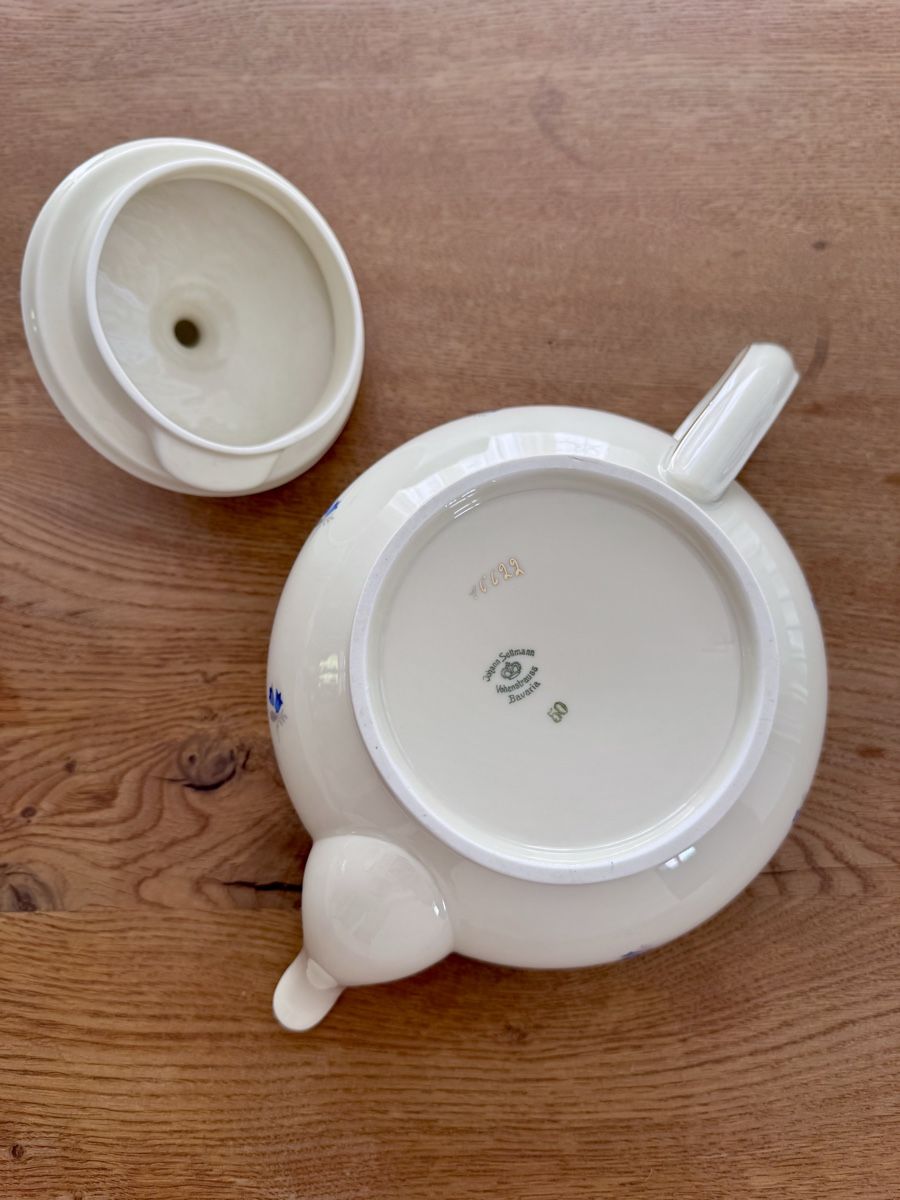 Seltmann Geschirrsets: Seltmann Kaffeeservice 3-teilig Blumenmuster creme – Neu (gemäss Beschreibung) aus Birr von Jesaja26.4 8