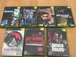 XBOX Spiele 7 Stücke gebraucht, aber guter Zustand