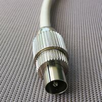 Koax-Set, Stecker / Kupplung klemmbar