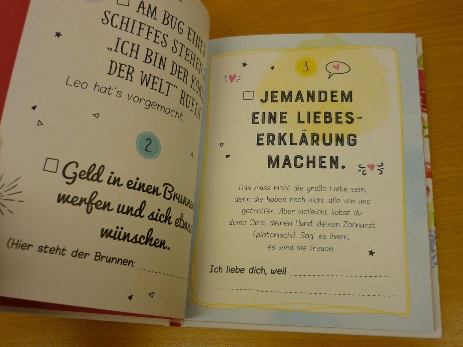 Libri: Buch "365 Ideen die glücklich machen" – Nuovo (secondo la descrizione) da Jonschwil venduto da bsn_p8dl 9