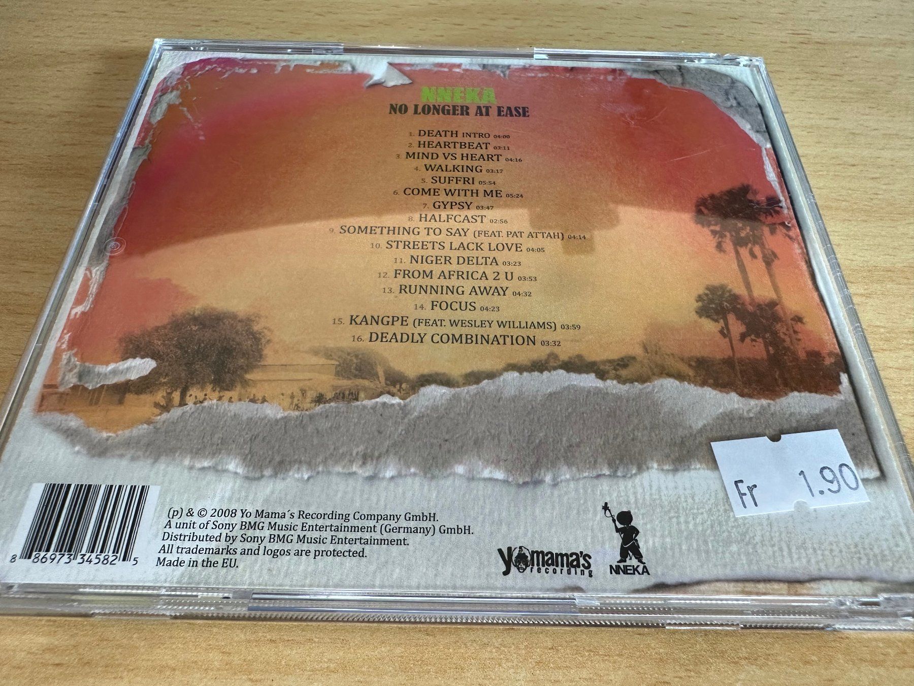 CDs: Nneka – No Longer At Ease – D'occasion à Rikon im Tösstal par Alpenmutz 1