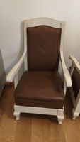 Sessel Leder Braun (Set an 2 Stk.) /  guter Zustand