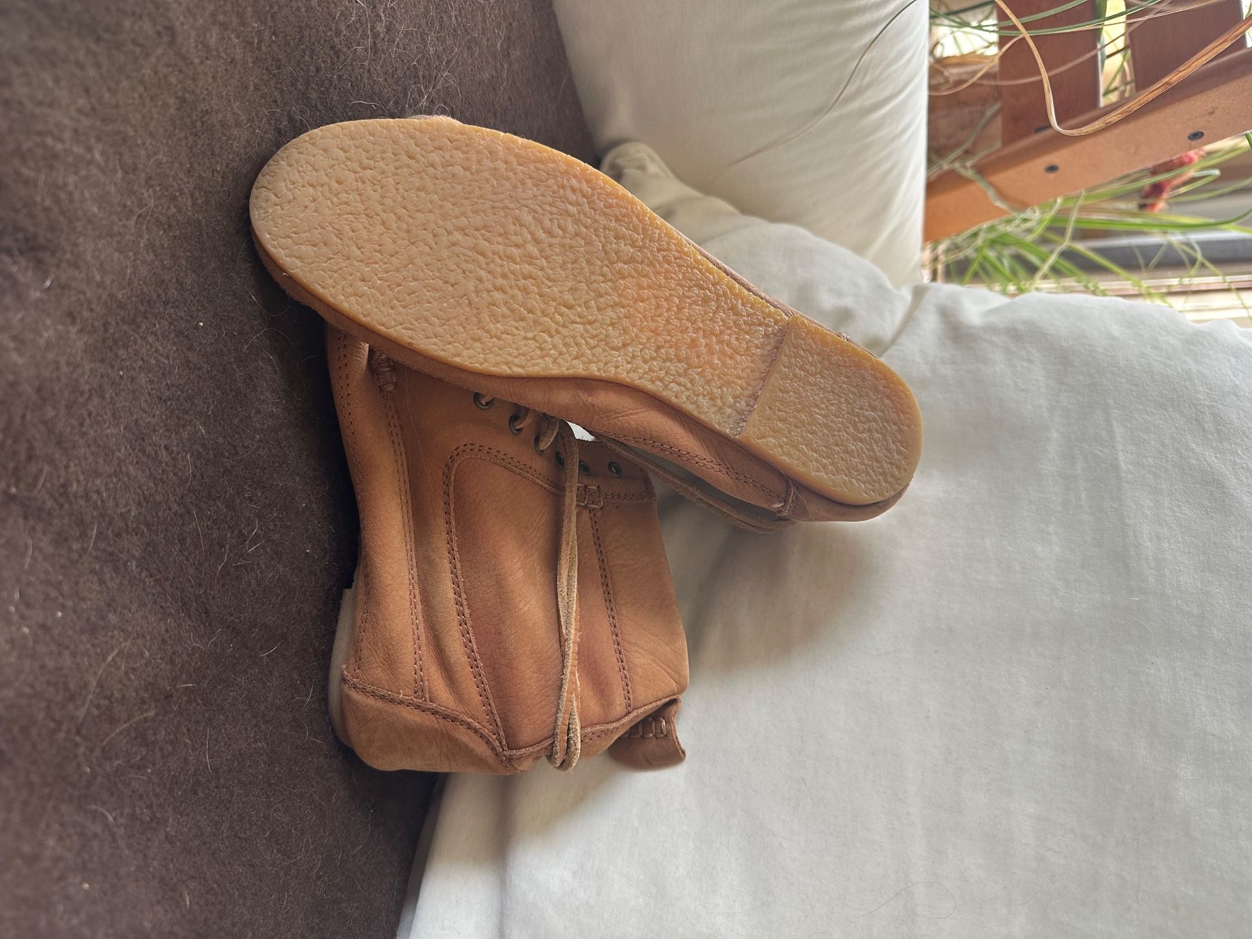 Pull&Bear Damenschuhe: 100% Leder Moccasins – Gebraucht aus Bern von Enle 1
