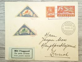 TR66 Enveloppe + Timbre Suisse 1925