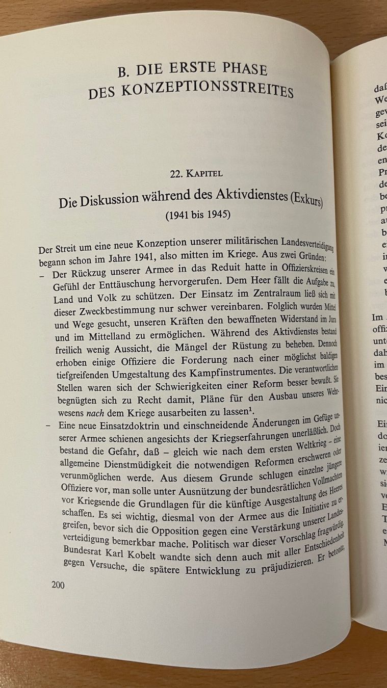 Libri: Konzeption der Schweizerischen Landesverteidigung 1815-1966 – Usato da Glattfelden venduto da cybermaxx 6
