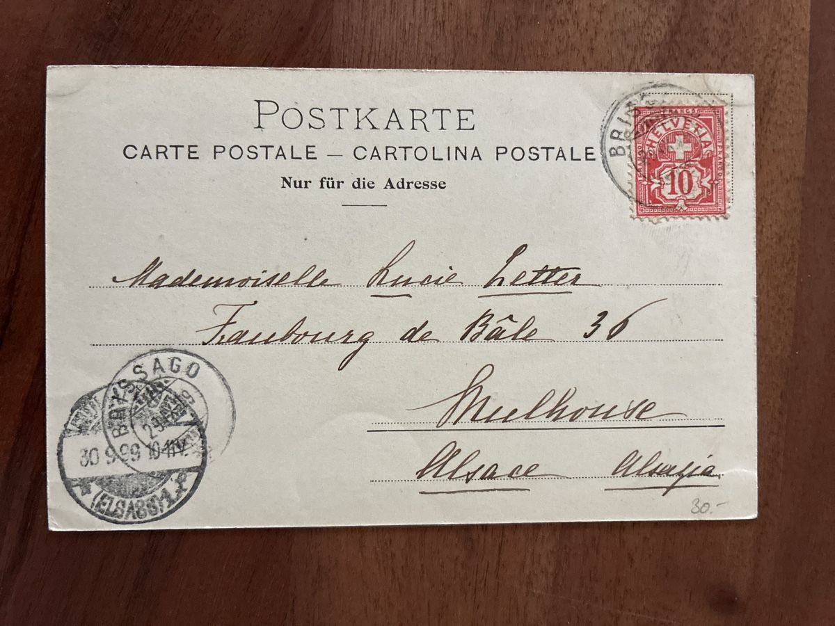 Cartoline postali: 5 Ansichtskarten Schweiz von Brissago TI – Usato da Oftringen venduto da Cla.vD.74 1